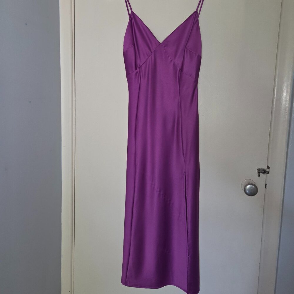 Dynamite satin slip maxi dress